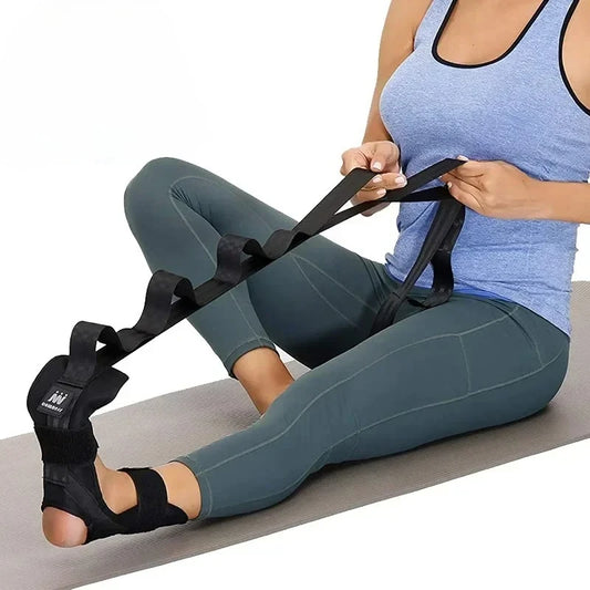 1pc Yoga Leg Stretching Band Flexibility Stretching Band Rehabilitation Fitness Band Plantar Fasciitis Training Belt Foot Care