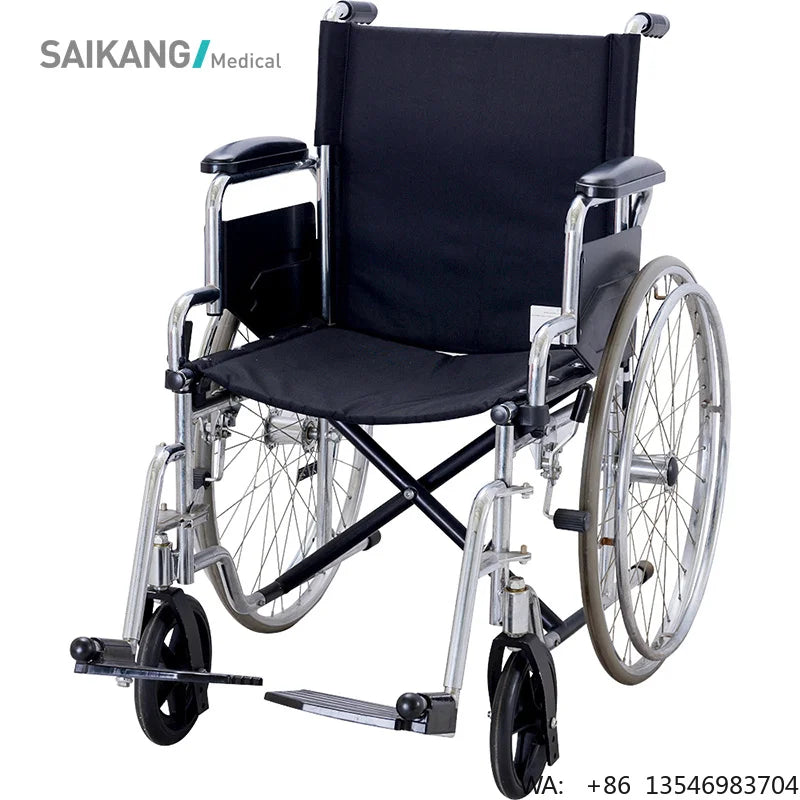 SKE030 SAIKANG Factory Wholesale Economic Handiness Foldable Manual Paralysis Disabled Wheelchair