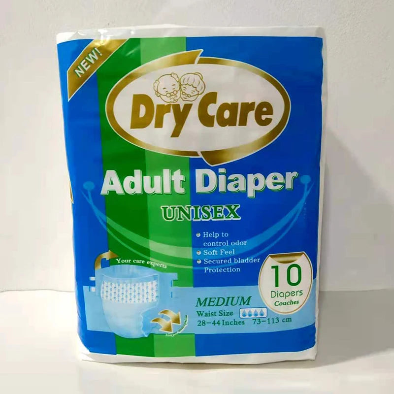10Pcs Ultra Absorbent Adult Diaper Soft Breathe Incontinence Pant Elderly Postpartum Women Patients Leak-Proof Dry Cool Care Mat