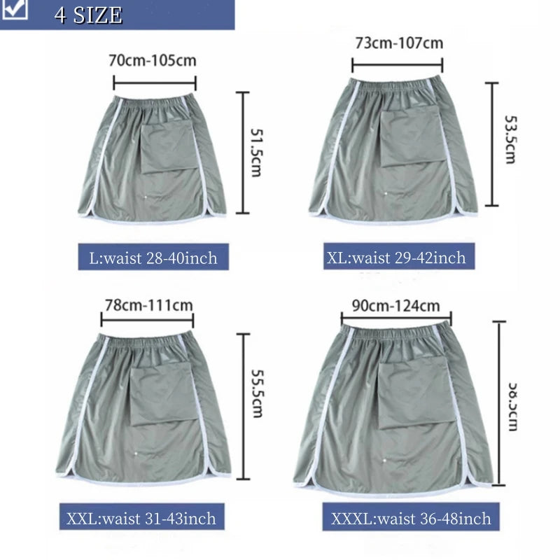 AIO Waterproof Adult Diaper Apron For The Elderly,Breathable Women Period to Prevent Leakage Skirt Adult Incontinence Cover