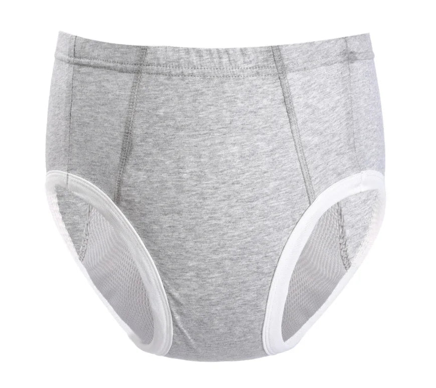 4 Color Adult pull-up Diapers Pants Washable Incontinence Cloth Diaper Elderly Leakproof Comfortable Pure Cotton Cloth Diaper
