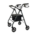 Heavy-Duty Walker & Rollator with Comfortable Seat & Practical Storage Basket