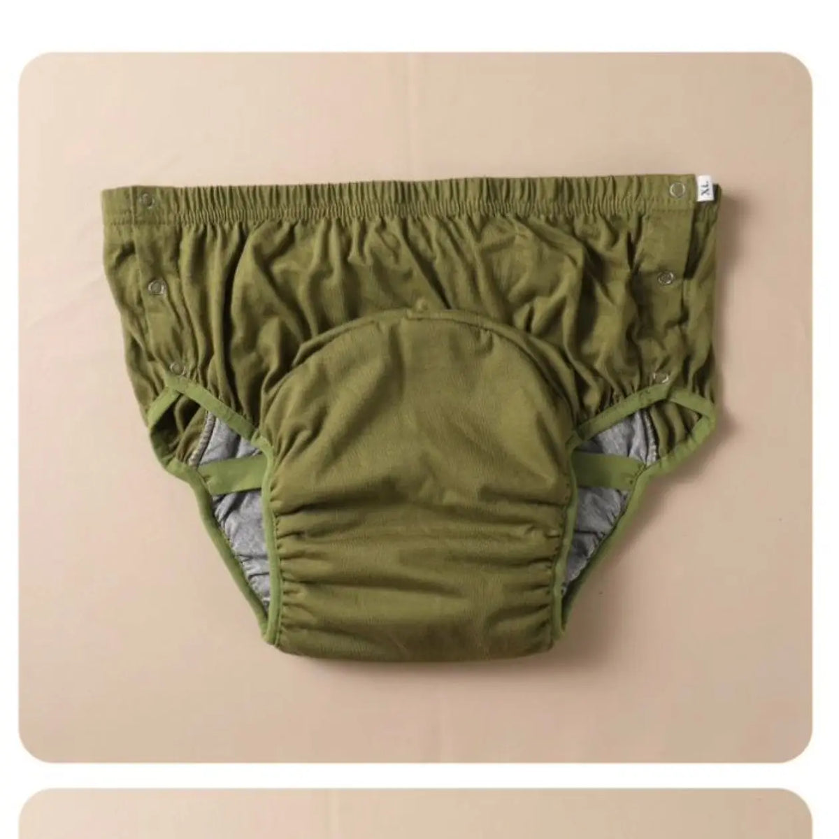 Leak-proof Cotton Adult Diaper Breif Washable Diaper Pants Bedrest Elderly Diaper Waterproof Urine Leakage Prevention Care Cloth