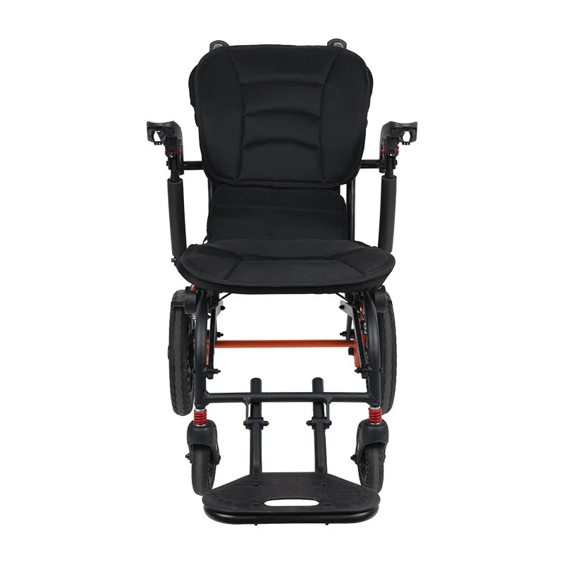 Portable Folding Air Plane Travel Lightweight Wheelchair
