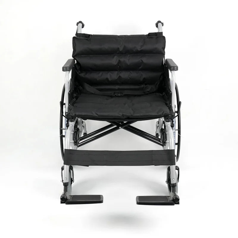 Large Size Widen Seat Manual Wheelchair Folding Wheel Chair For Elderly People