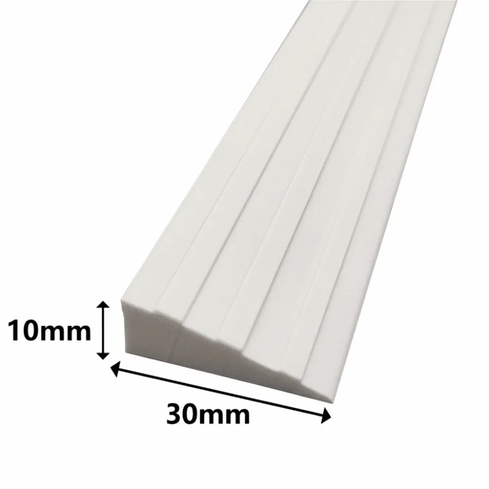 Carpet To Tile Rise Threshold Ramps 60cm Self Adhesive Wheelchairs Ramps Soft PVC Floor Transition Strip Wood/Tile Floor