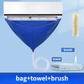 1-6ps Summer Ac Cleaning Kit Air Conditioner Bag with Drain Pipe Cleaner Waterproof Conditioning Washing Set Aircon Tools