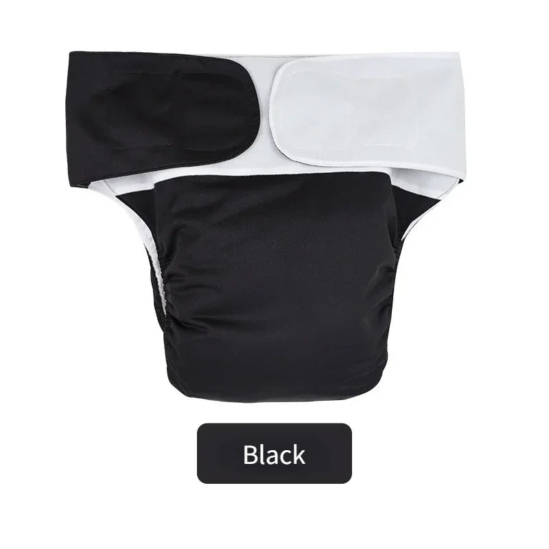 Waterproof Breathable Pregnant Women Elderly Etc Incontinence Care Diaper Reusable Adult Washable Cloth Diaper（43cm-127cm）
