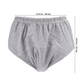 1Pcs Eco-Friendly Washable Adult Incontinence Diaper Waterproof Breathable Urinary Underwear for Elderly Home Overnight Care Use