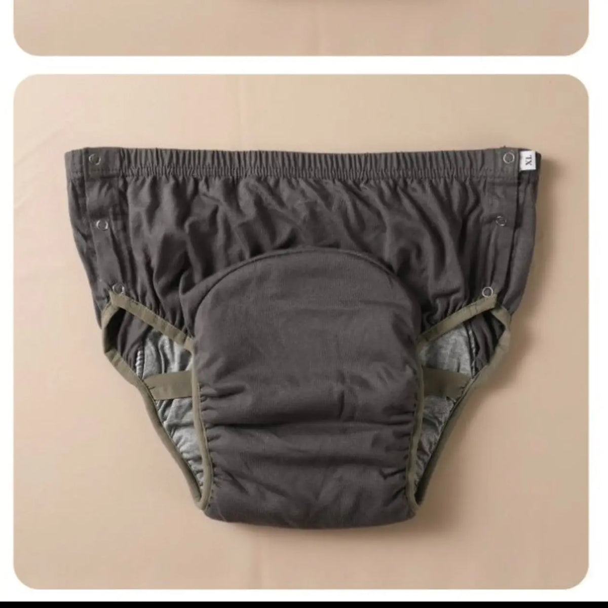 Leak-proof Cotton Adult Diaper Breif Washable Diaper Pants Bedrest Elderly Diaper Waterproof Urine Leakage Prevention Care Cloth