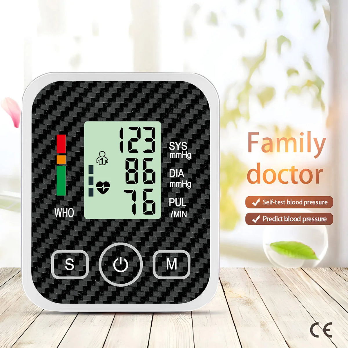 New Blood Pressure Monitor Upper Arm Automatic Tonometer Digital Tensiometer BP Monitor Medical Sphygmomanometer Health Care