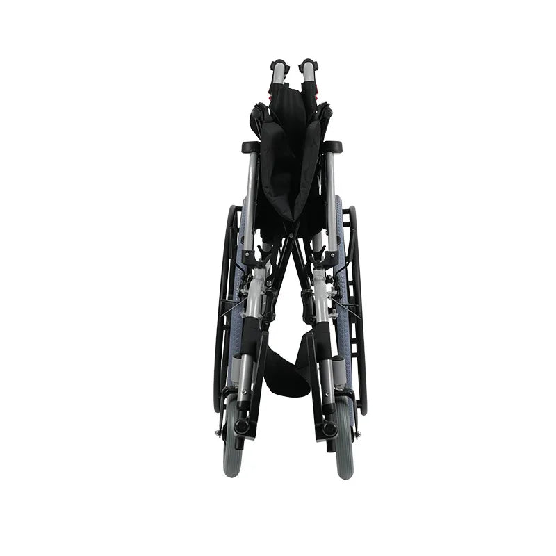 Large Size Widen Seat Manual Wheelchair Folding Wheel Chair For Elderly People