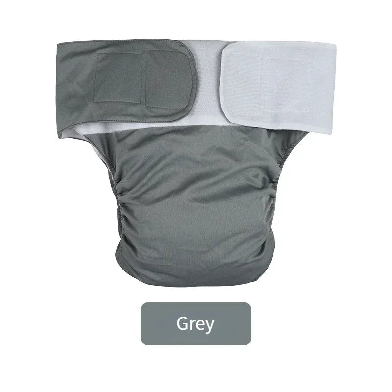 Waterproof Breathable Pregnant Women Elderly Etc Incontinence Care Diaper Reusable Adult Washable Cloth Diaper（43cm-127cm）
