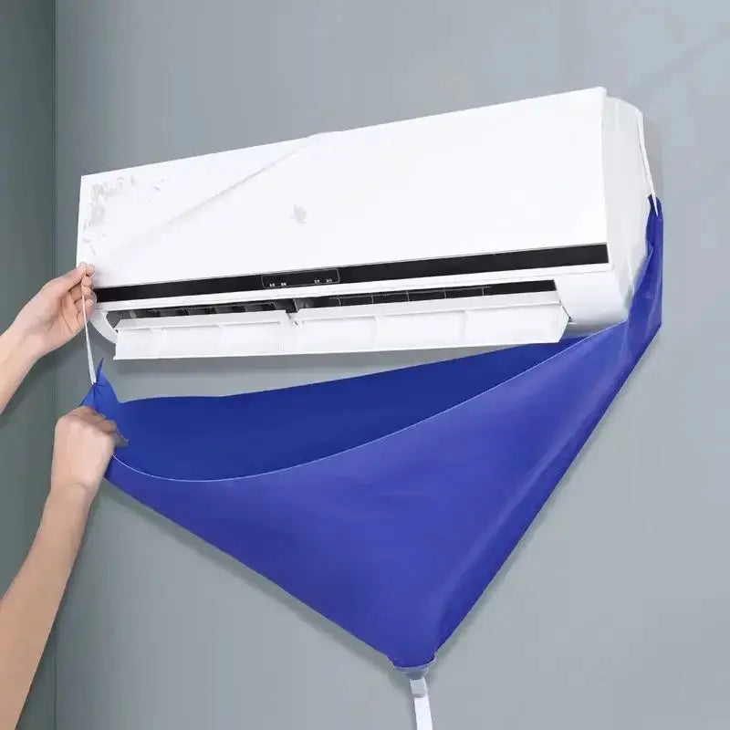 1-6ps Summer Ac Cleaning Kit Air Conditioner Bag with Drain Pipe Cleaner Waterproof Conditioning Washing Set Aircon Tools