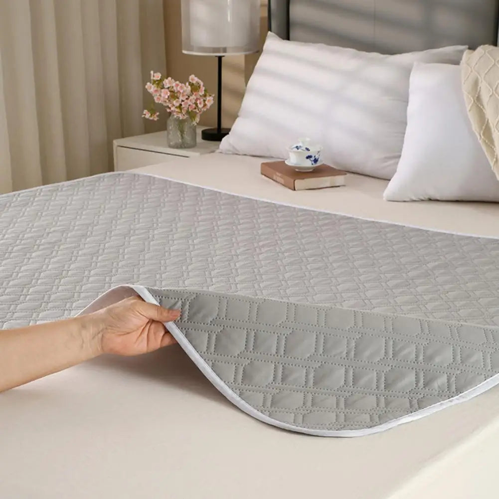 Washable Bed Care Mat Leak-Proof Mattress Protector Pad 4-Layer Incontinence Pad for Elderly Pets Women Menstruation Home Use