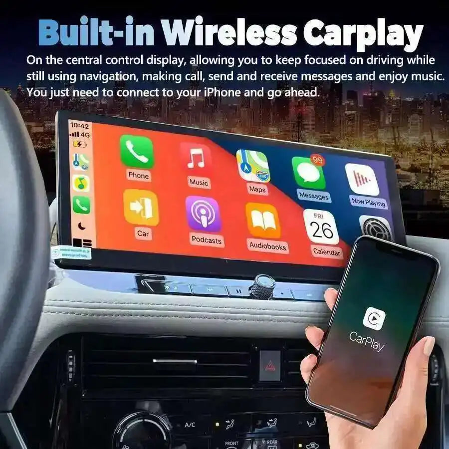 For Nissan X-trail X trail 2021 - 2025 Car 12.3Inch Carplay GPS Navigation HeadUnit Multimedia Player Aircon Android Radio 4G BT