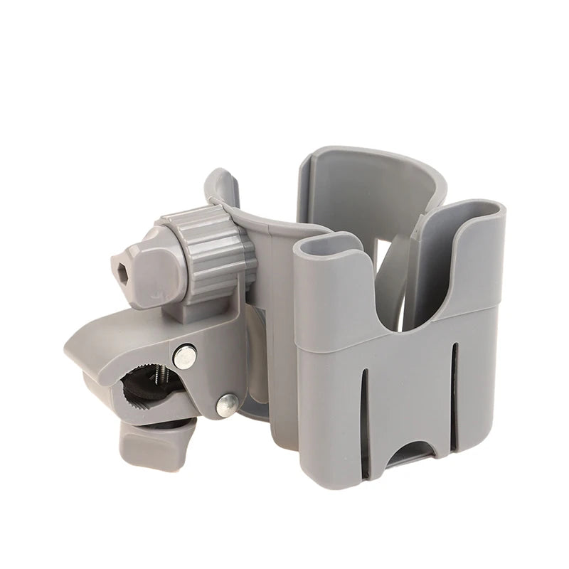 1 Piece Universal Bottle Holder 2-in-1 Stroller Water Cup Holder With Phone Holder For Kids Wheelchair Toddler DIY Accessories