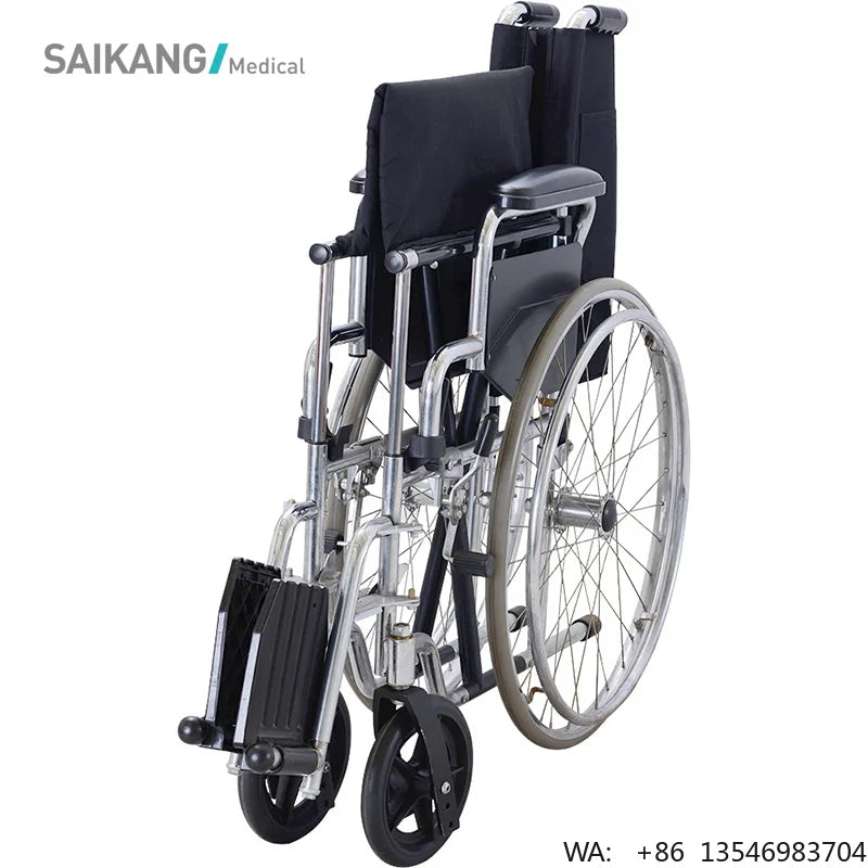 SKE030 SAIKANG Factory Wholesale Economic Handiness Foldable Manual Paralysis Disabled Wheelchair