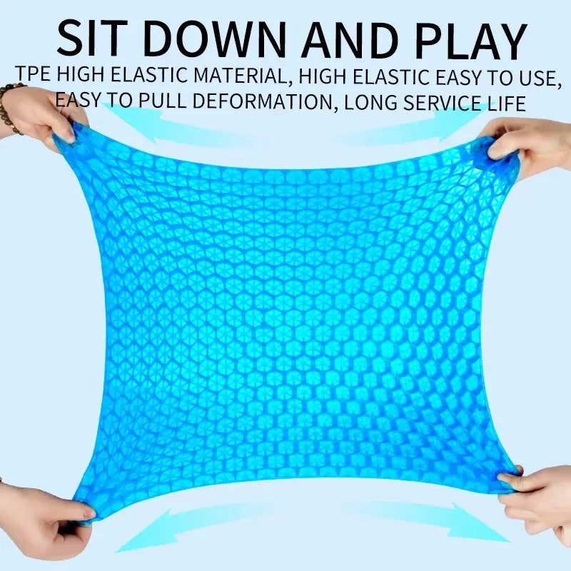 Extra Thick Gel Seat Cushion Breathable Honeycomb Design For Pressure Relief Back Tailbone Pain Home&Office Wheelchair Cars