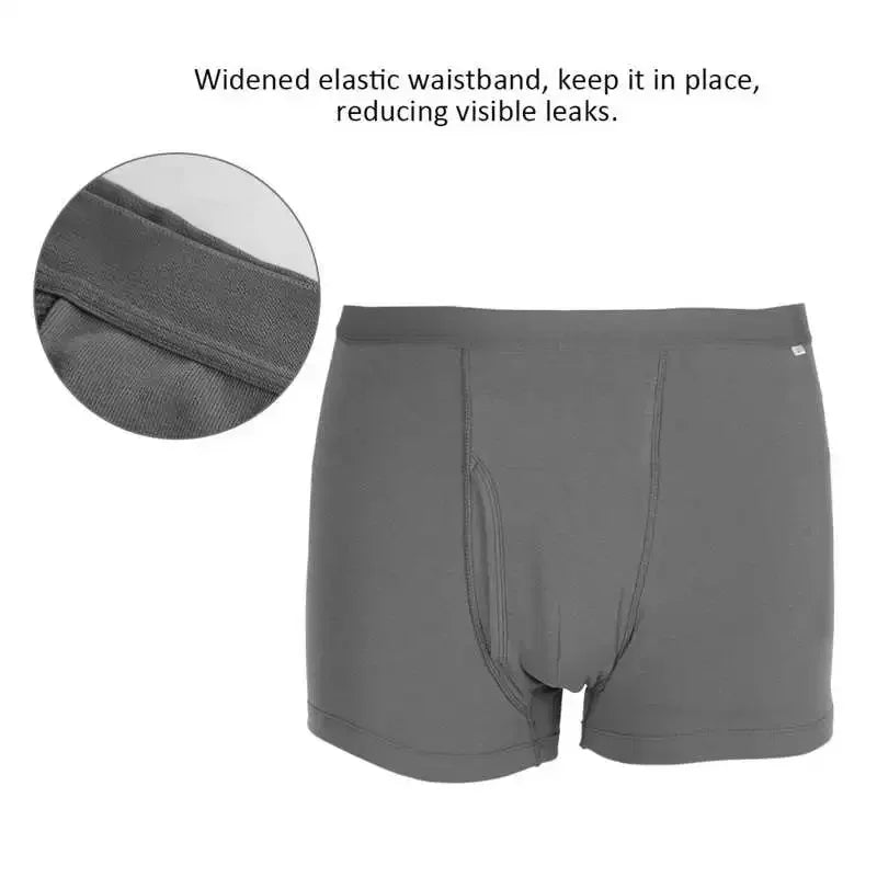 Elderly Incontinence Care Underwear Men's Elderly Square Corner Breathable Urine Proof Underwear Care Products Can Be Washed New
