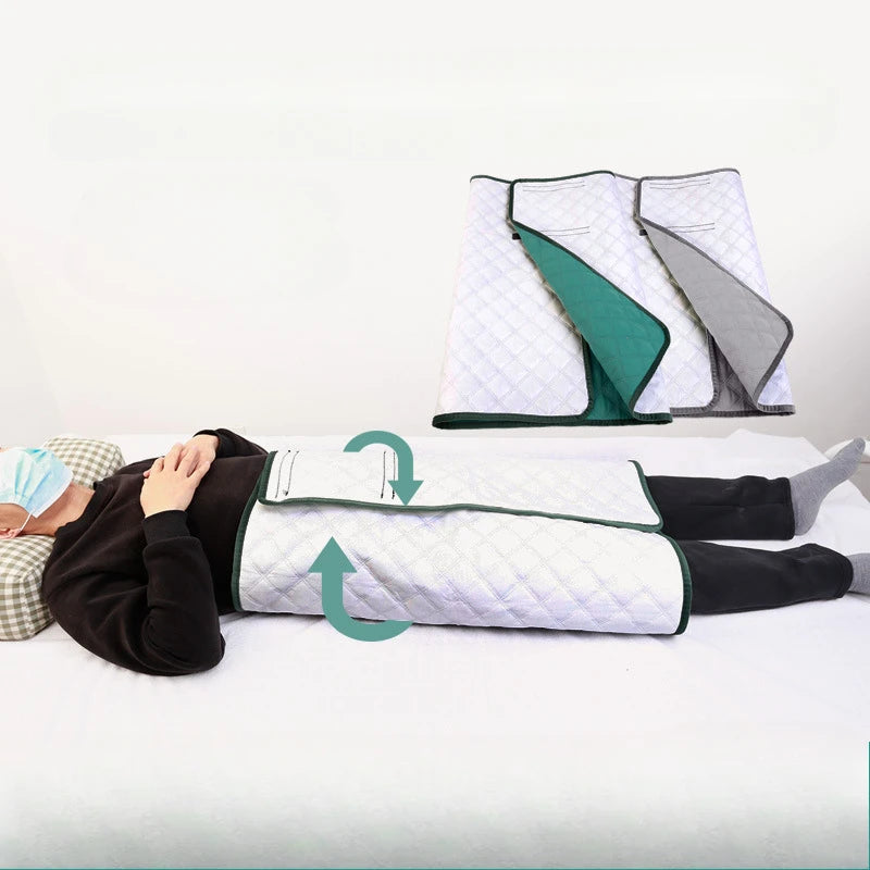 Multifunctional Diaper Skirt Bedridden Elderly Adult Anti Urinary Bed Care Diaper Cloth Pad Washable Breathable Men Women