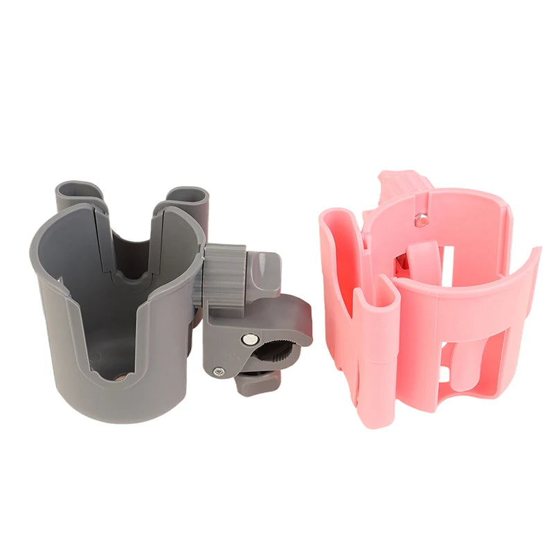 1 Piece Universal Bottle Holder 2-in-1 Stroller Water Cup Holder With Phone Holder For Kids Wheelchair Toddler DIY Accessories