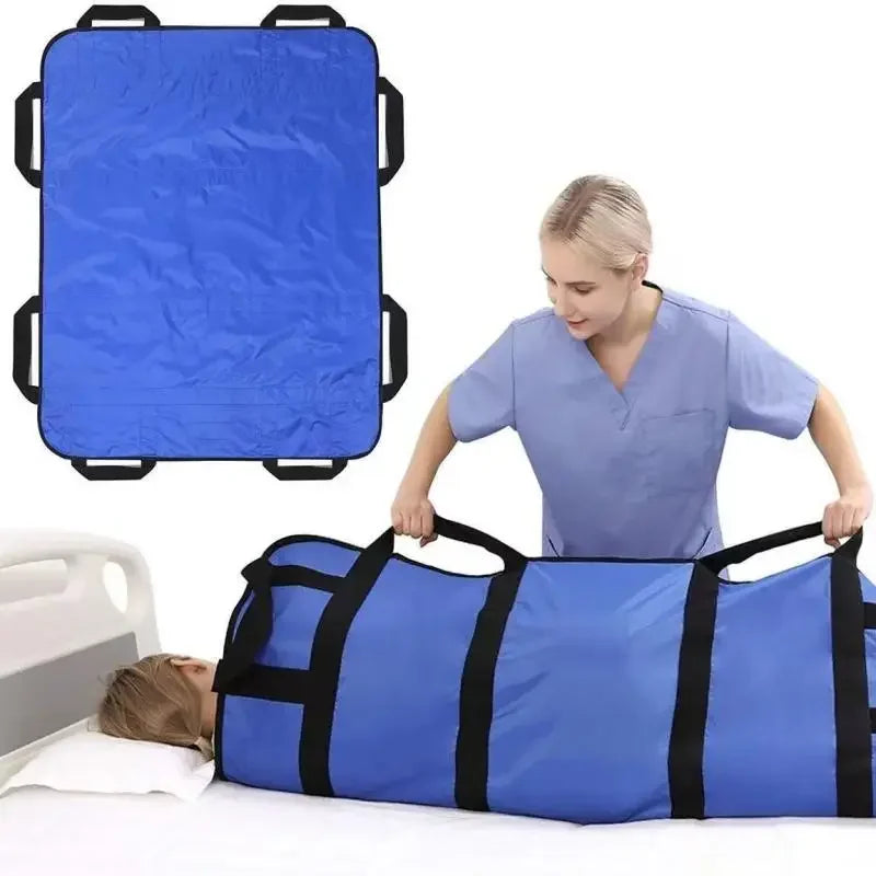 Multipurpose Disabled Care Sheet Waterproof Transfer Sheet for Elderly, Bed Positioning Pad for Easy Turning Lifting and Sliding