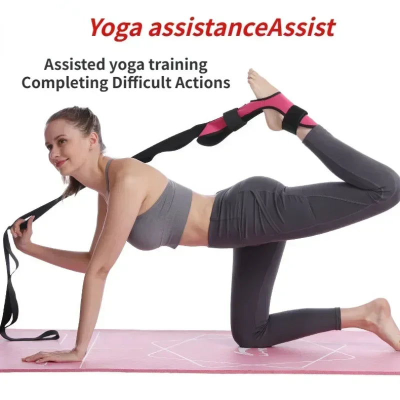 1pc Yoga Leg Stretching Band  Flexibility Stretching Band Rehabilitation Fitness Band  Plantar Fasciitis Training Belt Foot Care