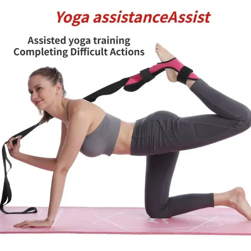 1pc Yoga Leg Stretching Band  Flexibility Stretching Band Rehabilitation Fitness Band  Plantar Fasciitis Training Belt Foot Care