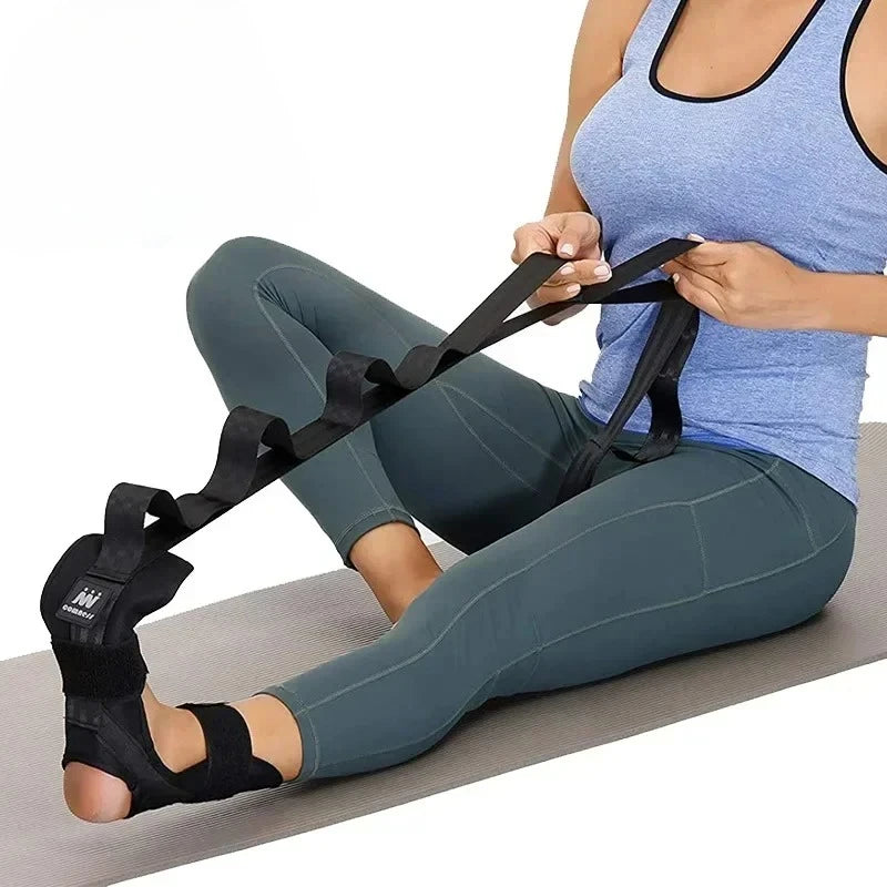 1pc Yoga Leg Stretching Band  Flexibility Stretching Band Rehabilitation Fitness Band  Plantar Fasciitis Training Belt Foot Care