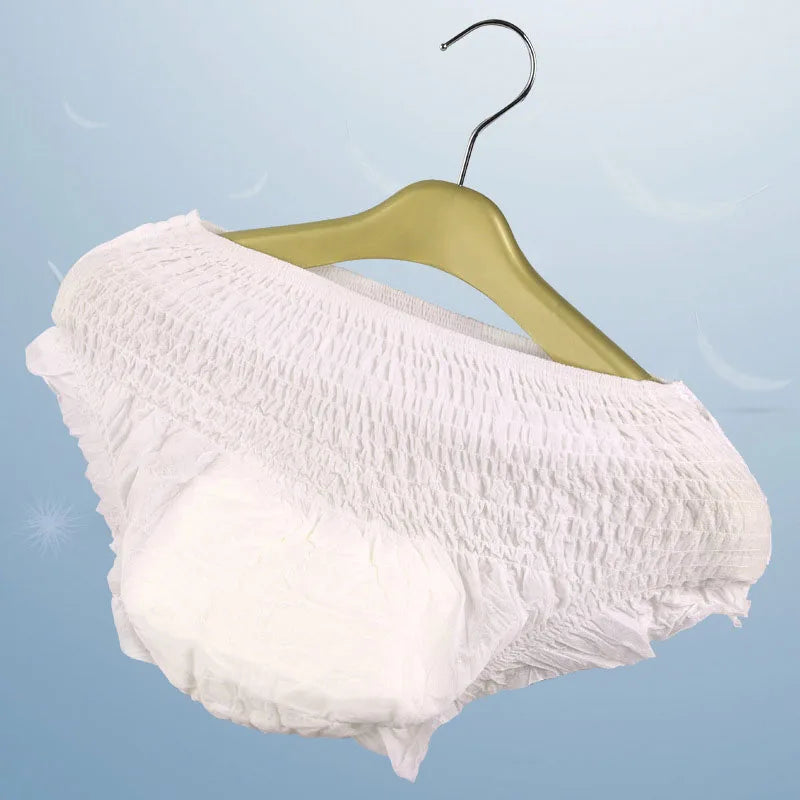 45-100KG Disposable Adult Diaper 3PCS Trial Pack Elderly Pants Breathable Nappies Waterproof Plus Leakproof  Nappy No Reused