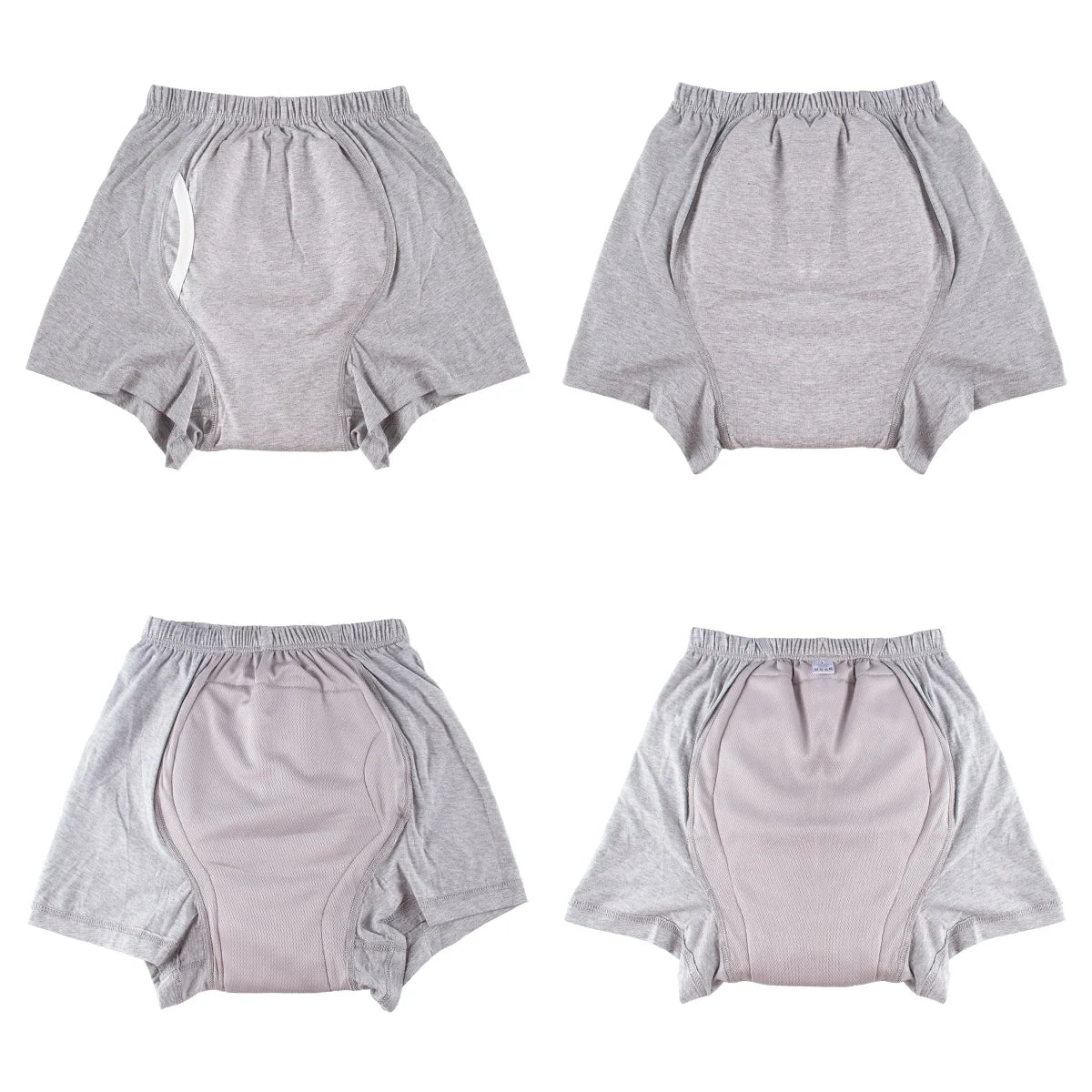 AIO Adult Diaper Pants Men Women Washable Incontinence Shorts Pants Patient Reusable Breathable Diaper for Elderly Dropshipping