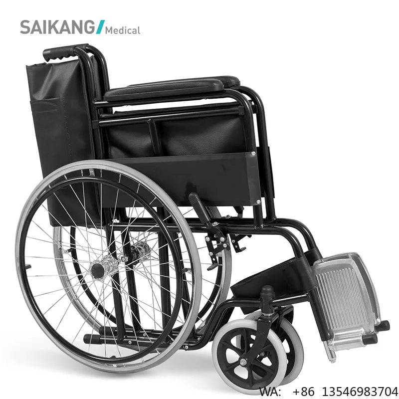 SKE030 SAIKANG Factory Wholesale Economic Handiness Foldable Manual Paralysis Disabled Wheelchair