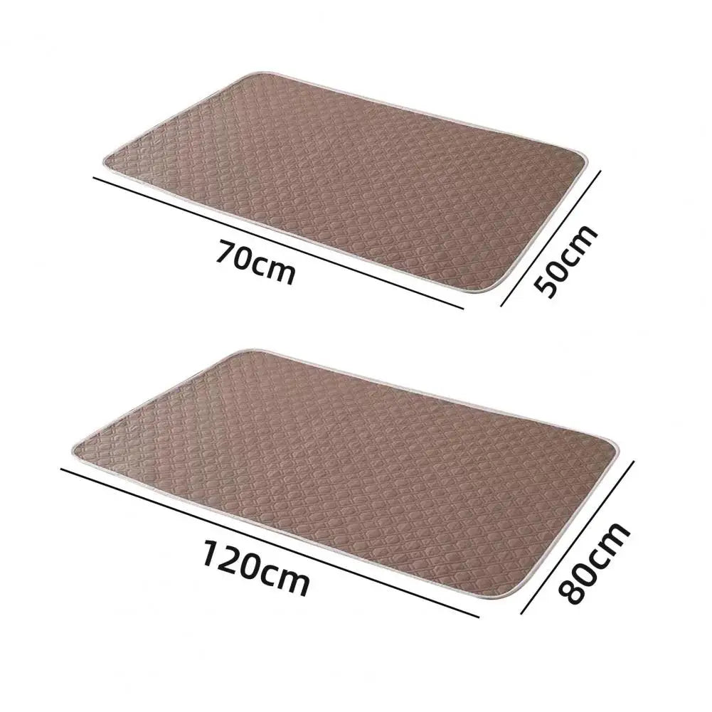 Washable Bed Care Mat Leak-Proof Mattress Protector Pad 4-Layer Incontinence Pad for Elderly Pets Women Menstruation Home Use