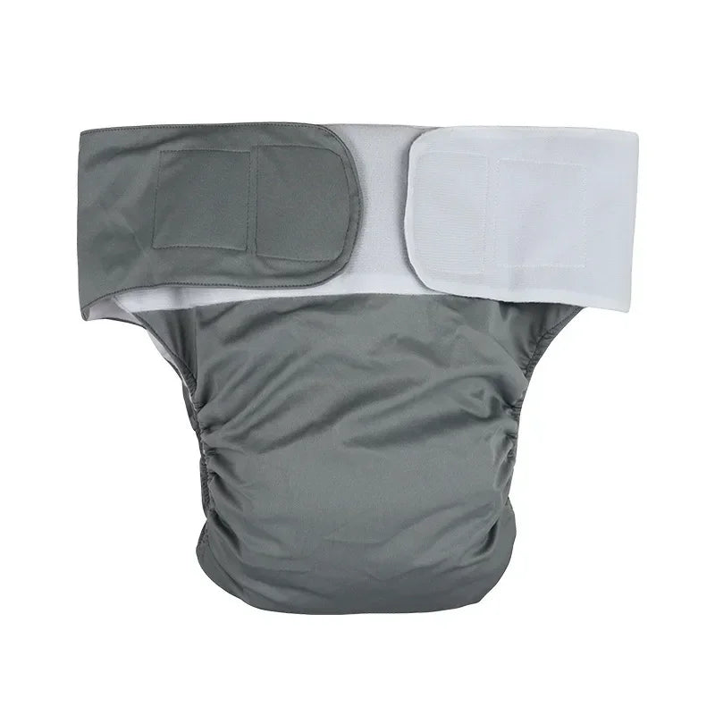 Waterproof Breathable Pregnant Women Elderly Etc Incontinence Care Diaper Reusable Adult Washable Cloth Diaper（43cm-127cm）