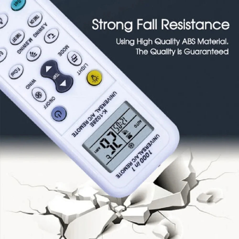 MRSVI Universal A/C Air Conditioning Remote Control K1028E Air Con ALL MAJOR BRANDS LCD DGS