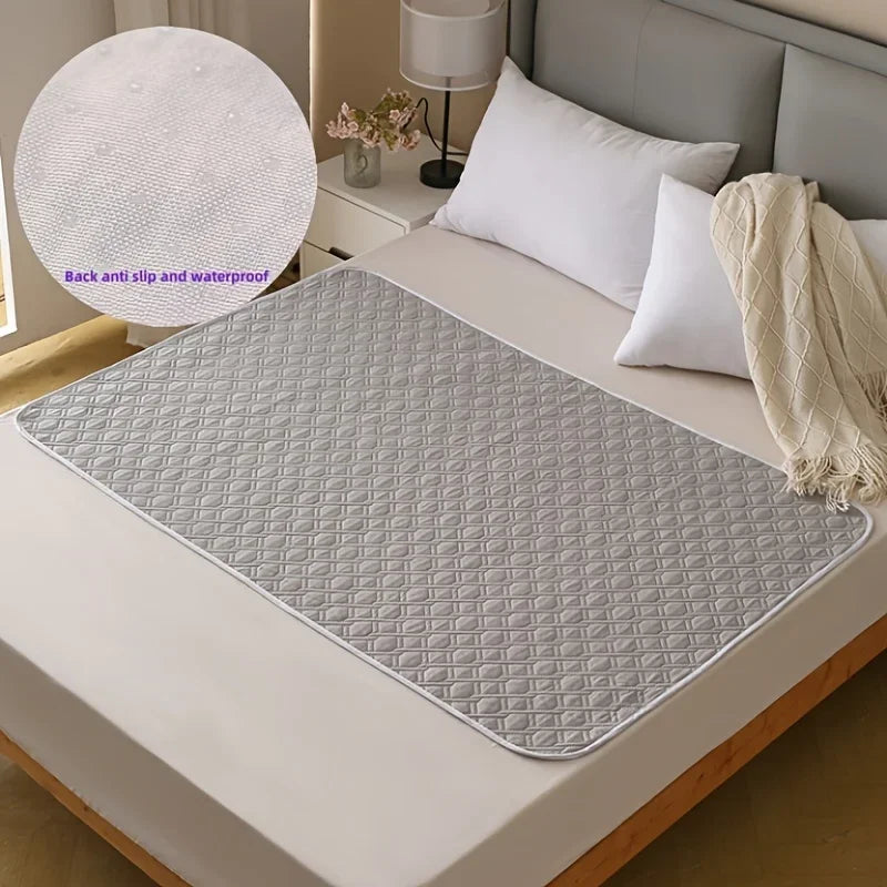 Washable Incontinence Pads for Elderly & Pets - Leak-Proof Bed Care Mats, Ideal for Menstruation & Home Use, Multiple Sizes
