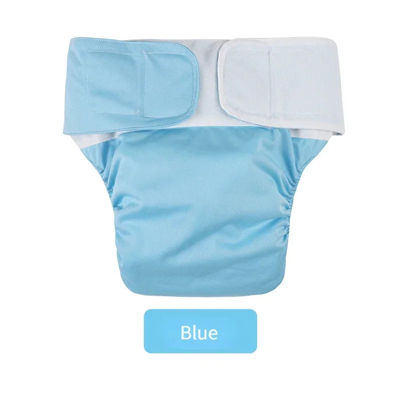 Waterproof Breathable Pregnant Women Elderly Etc Incontinence Care Diaper Reusable Adult Washable Cloth Diaper（43cm-127cm）
