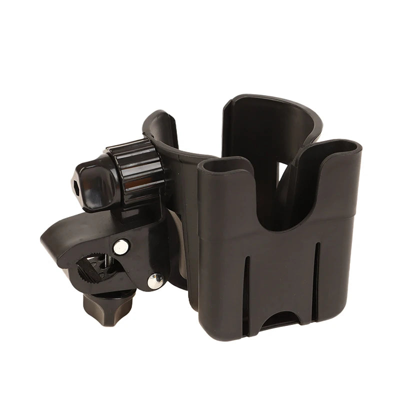 1 Piece Universal Bottle Holder 2-in-1 Stroller Water Cup Holder With Phone Holder For Kids Wheelchair Toddler DIY Accessories