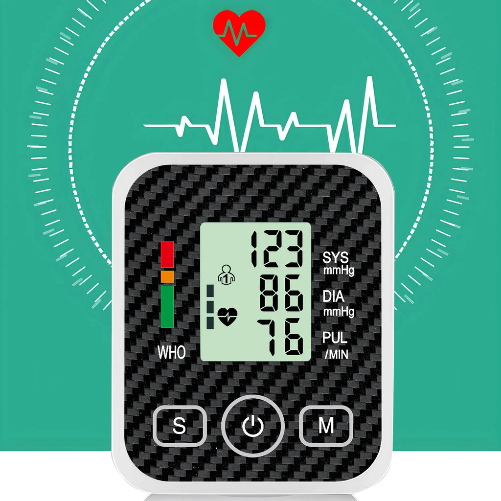 New Blood Pressure Monitor Upper Arm Automatic Tonometer Digital Tensiometer BP Monitor Medical Sphygmomanometer Health Care