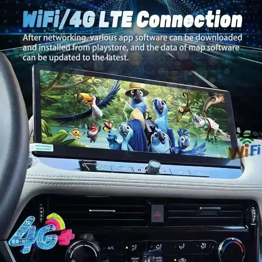 For Nissan X-trail X trail 2021 - 2025 Car 12.3Inch Carplay GPS Navigation HeadUnit Multimedia Player Aircon Android Radio 4G BT