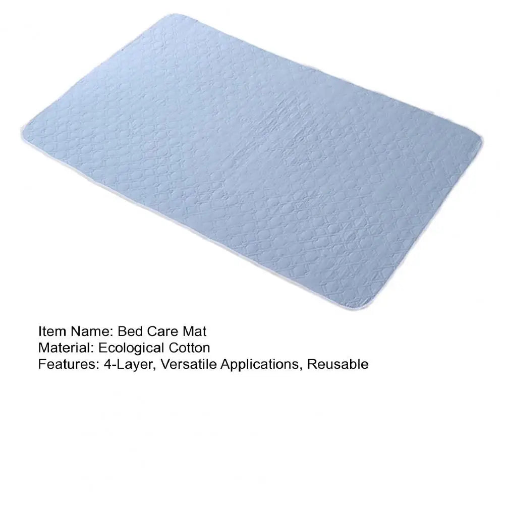 Washable Bed Care Mat Leak-Proof Mattress Protector Pad 4-Layer Incontinence Pad for Elderly Pets Women Menstruation Home Use