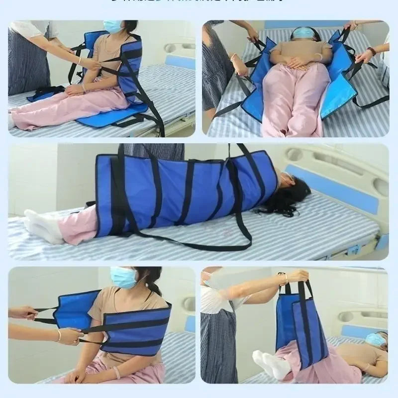 Multipurpose Disabled Care Sheet Waterproof Transfer Sheet for Elderly, Bed Positioning Pad for Easy Turning Lifting and Sliding