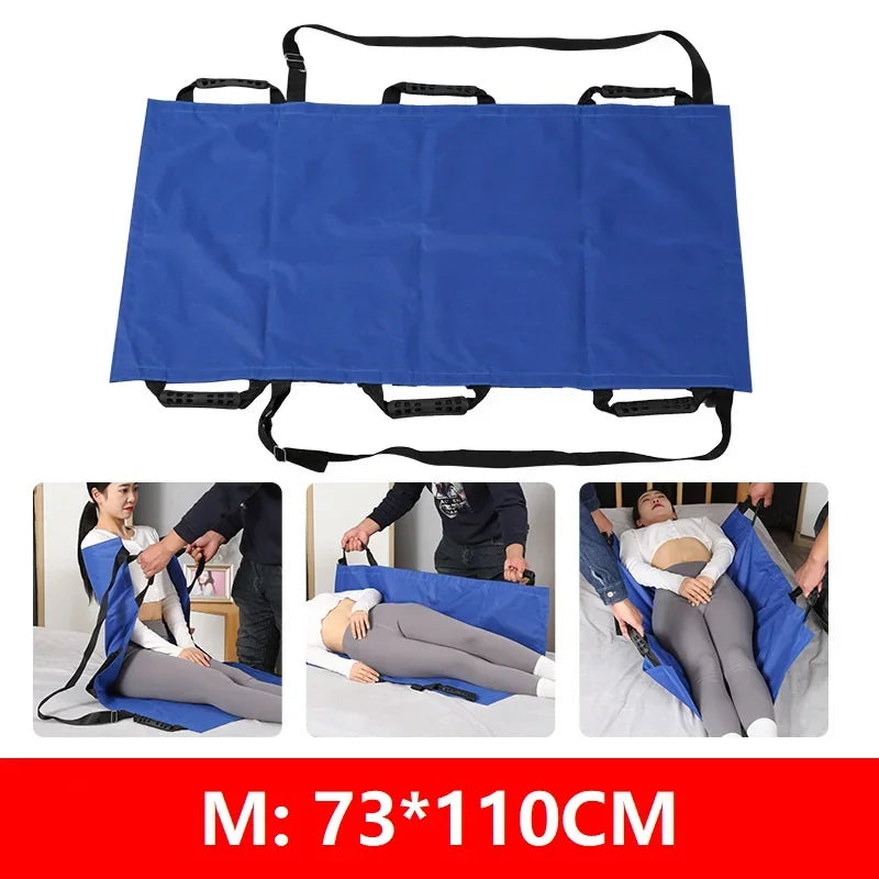 Multipurpose Disabled Care Sheet Waterproof Transfer Sheet for Elderly, Bed Positioning Pad for Easy Turning Lifting and Sliding