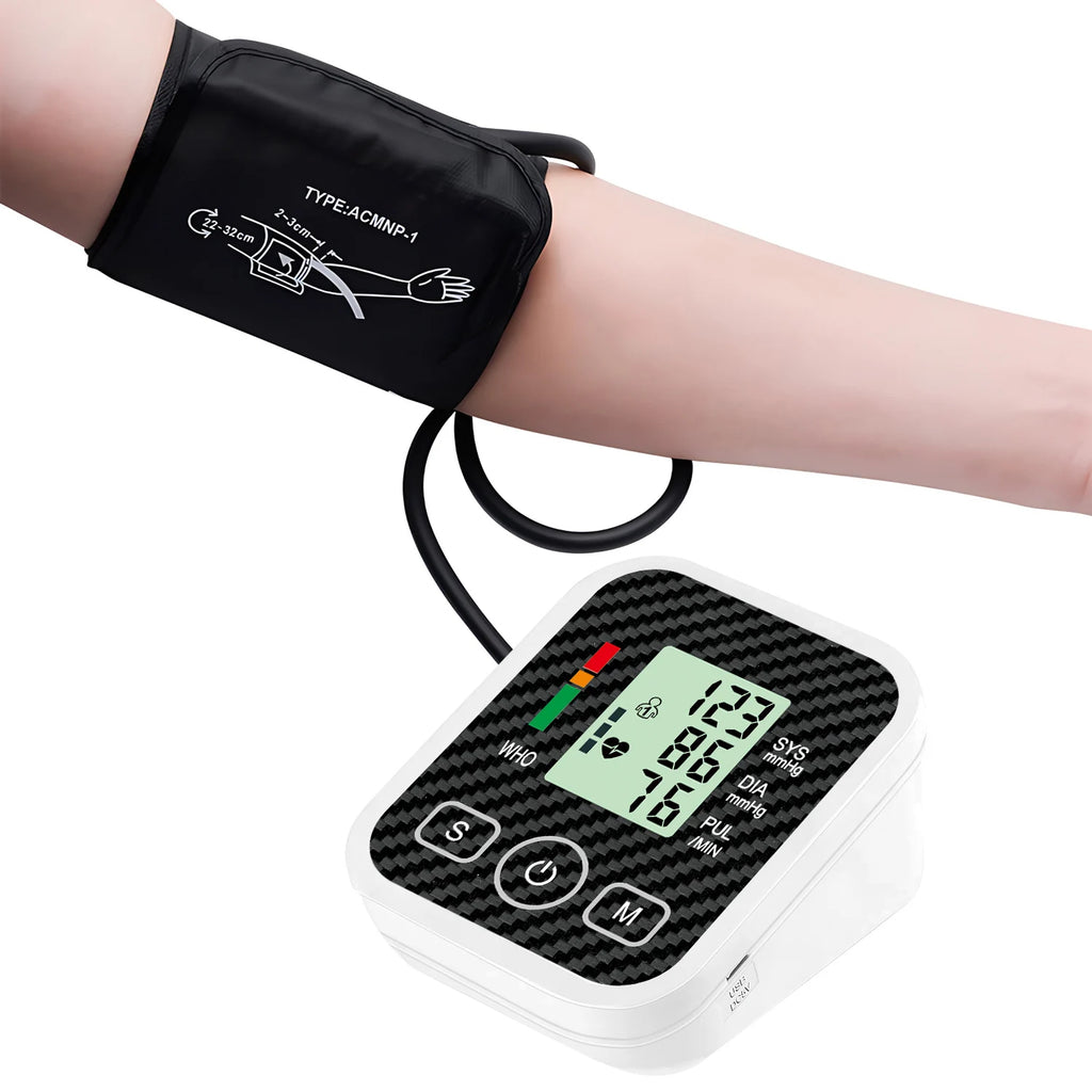 New Blood Pressure Monitor Upper Arm Automatic Tonometer Digital Tensiometer BP Monitor Medical Sphygmomanometer Health Care